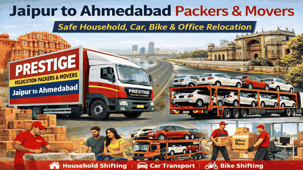 Jaipur to Ahmedabad Packers and Movers