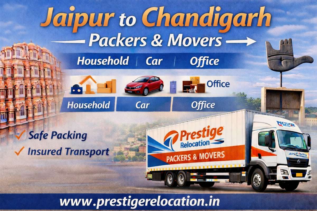 Jaipur to Chandigarh Packers and Movers