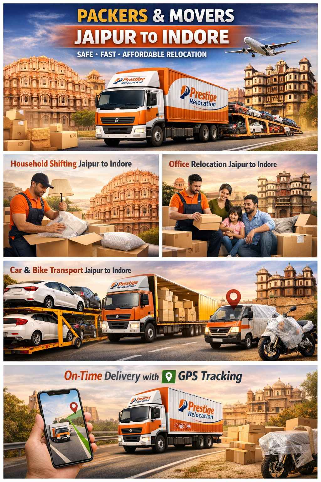 Packers and Movers Jaipur to Indore