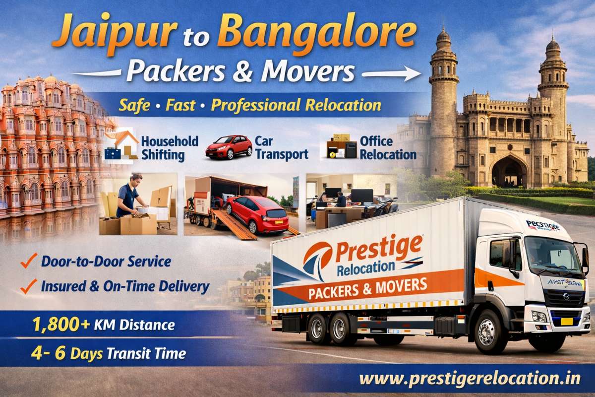 Jaipur to Bangalore Packers and Movers