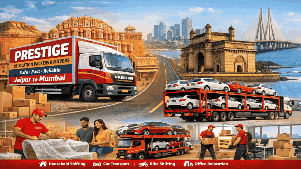Best Jaipur to Mumbai Packers and Movers