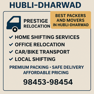 Packers and Movers in Hubli–Dharwad