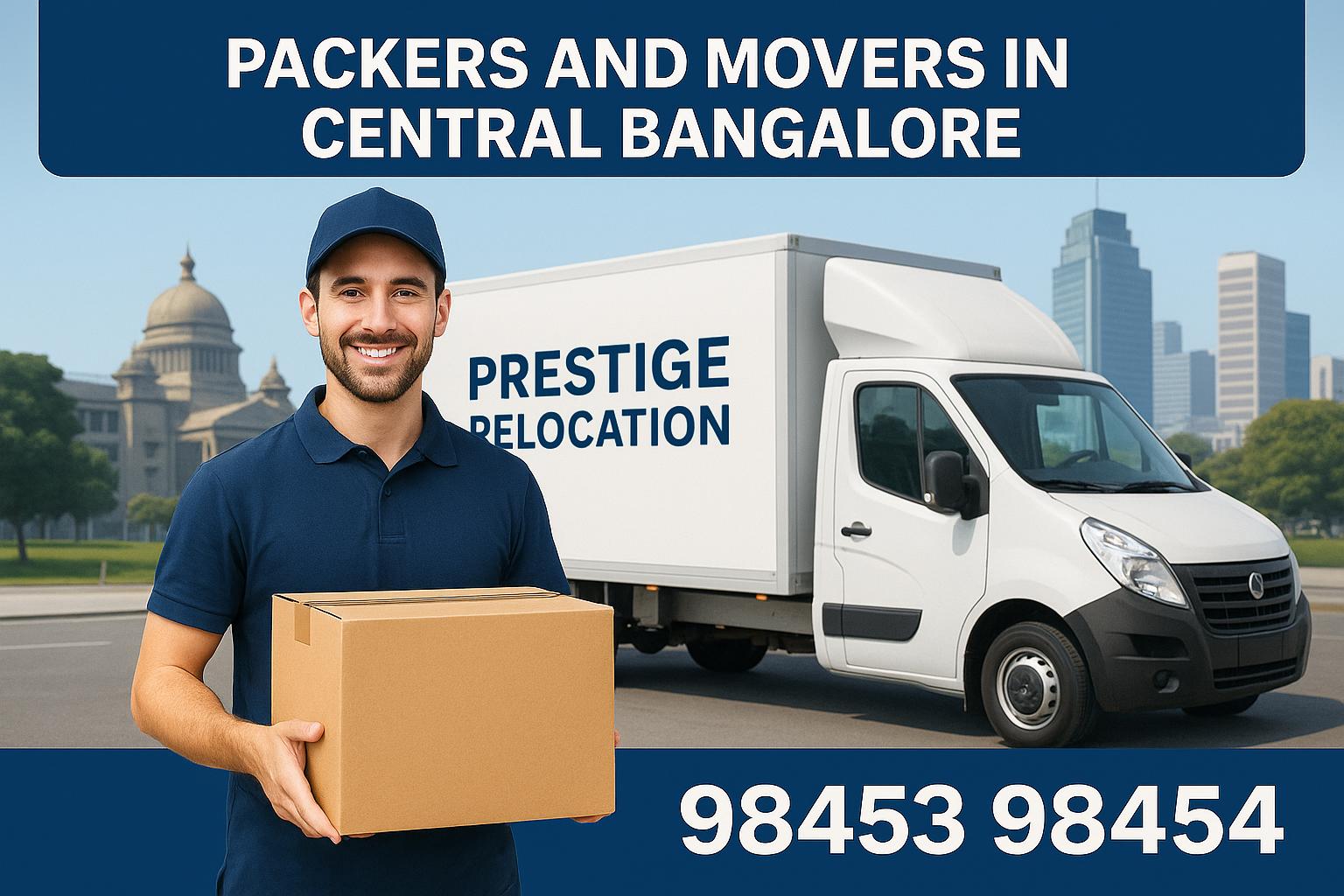Packers and Movers in Central Bangalore
